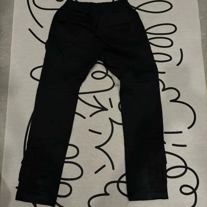 [BUNJANG] Under My Car TKPT1-00 Black Cargo Pants / 언더마이카 tkpt1-00 블랙 판매(1사이즈)
