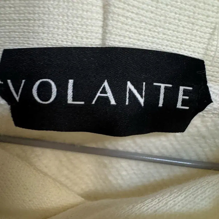 [BUNJANG] Volante Nylon Hoodie / Volante 화이트/블랙 나일론 후드티