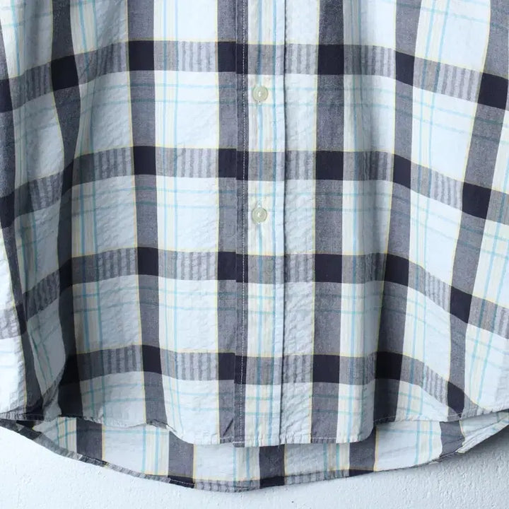 [BUNJANG] Tommy Hilfiger Checkered Polo Shirt / (S-L) 타미힐피거 반팔 카라 티셔츠 셔츠 남방 체크-183B0