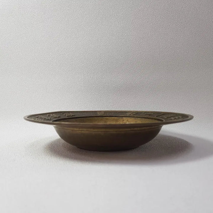 [BUNJANG] Kyungsung Industrial Machinery Brass Ashtray / 1994년 경성산업기계 창립 기념 황동 재떨이