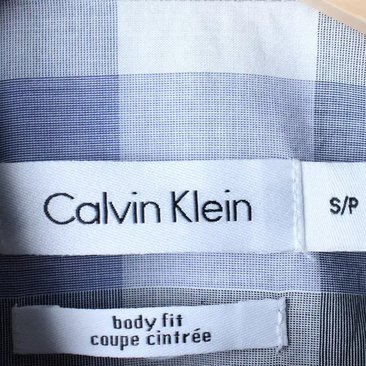 [BUNJANG] Calvin Klein Checkered Pocket Polo Shirt / (S-M) 캘빈클라인 반팔 카라 티셔츠 셔츠 남방 체크 포켓-183B4
