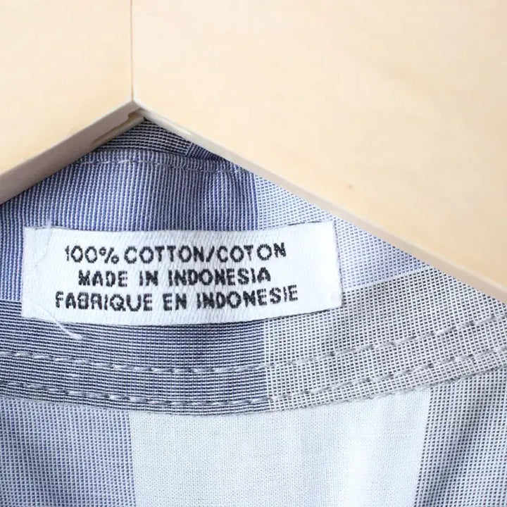 [BUNJANG] Calvin Klein Checkered Pocket Polo Shirt / (S-M) 캘빈클라인 반팔 카라 티셔츠 셔츠 남방 체크 포켓-183B4