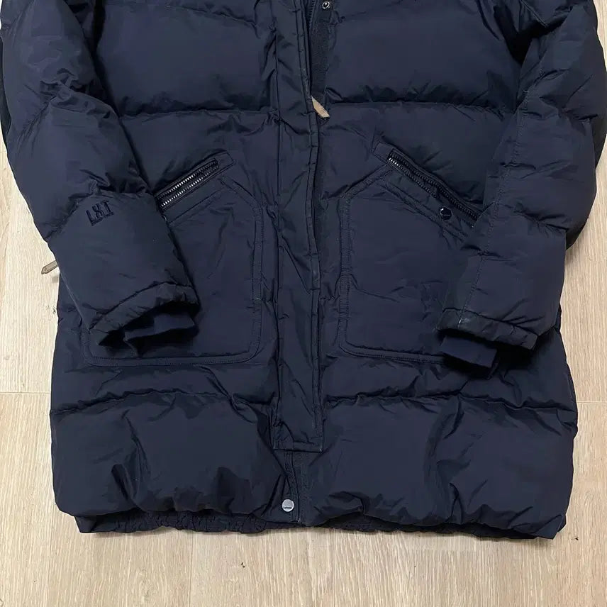 [BUNJANG] Lafuma Goose Down Hooded Long Padded Jumper [Navy] L/100 / 라푸마 구스다운 후드 롱패딩 점퍼 [네이비] L/100