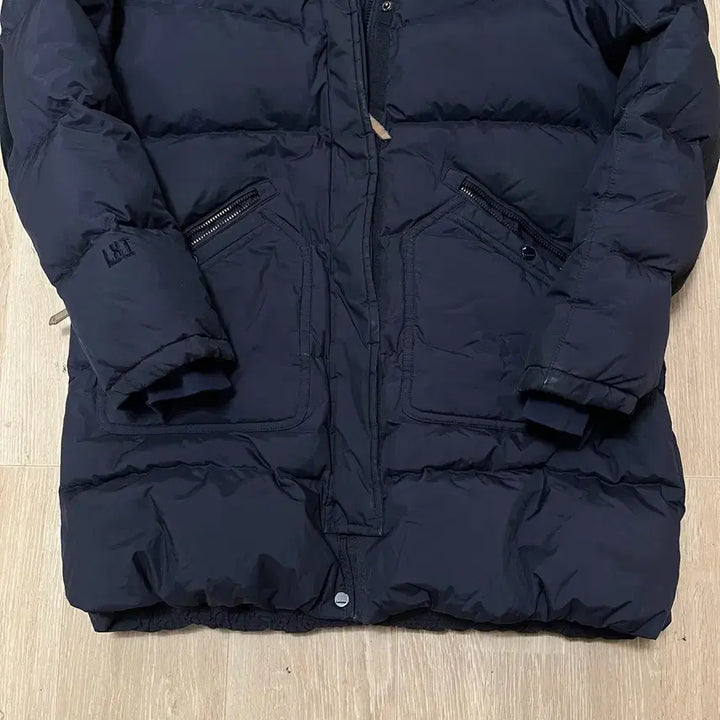 [BUNJANG] Lafuma Goose Down Hooded Long Padded Jumper [Navy] L/100 / 라푸마 구스다운 후드 롱패딩 점퍼 [네이비] L/100