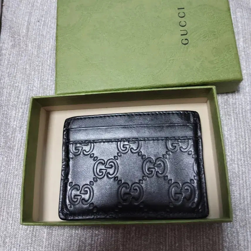 [BUNJANG] Gucci GG Card Wallet Black / 구찌 GG 카드지갑 블랙