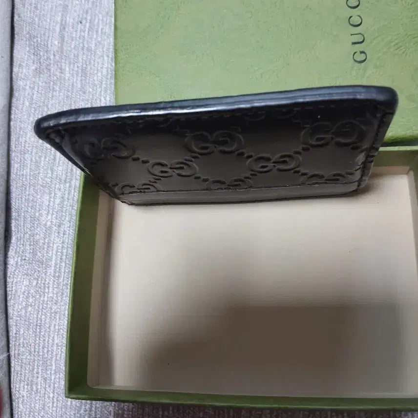 [BUNJANG] Gucci GG Card Wallet Black / 구찌 GG 카드지갑 블랙