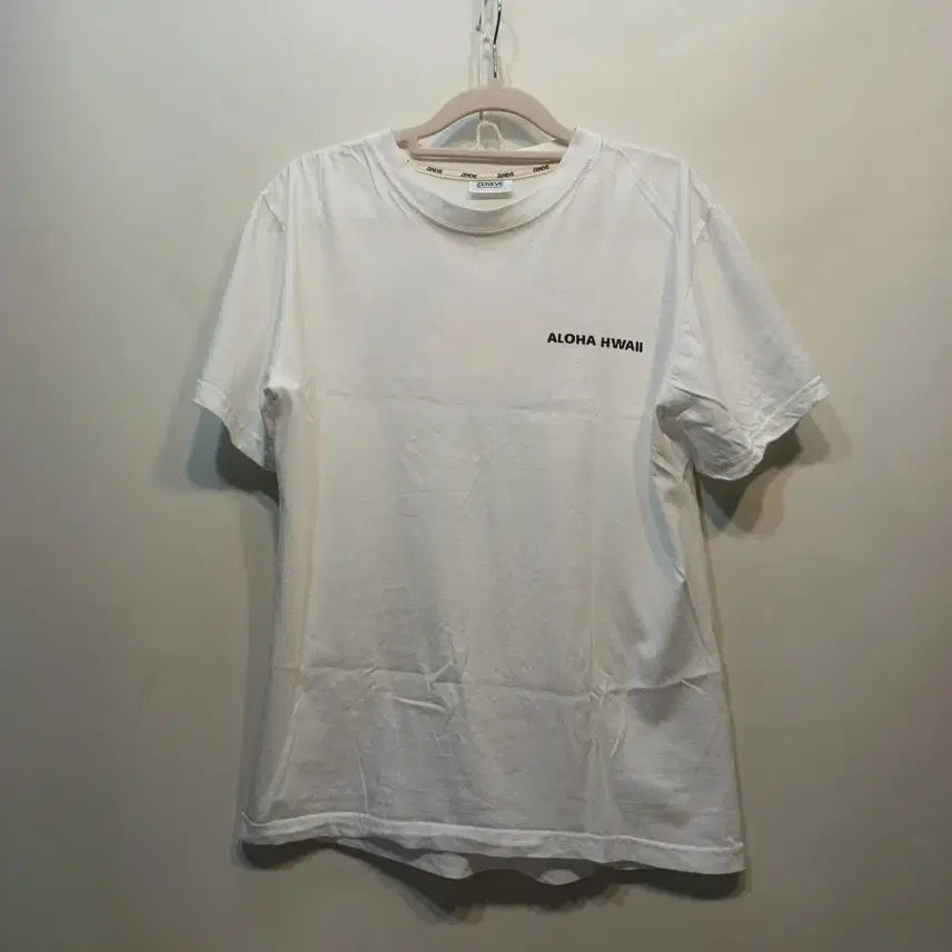 [BUNJANG] ZENEVE Aloha Hawaii White T-shirt / ZENEVE 알로하 하와이 흰색 반팔티셔츠90사이즈여름  64220