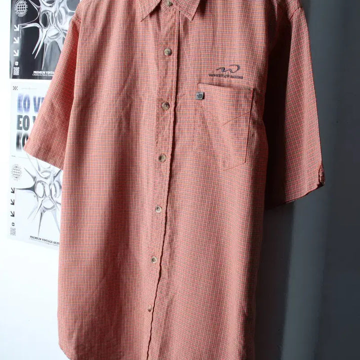 [BUNJANG] The North Face Polo Shirt / (M-L) 노스페이스 반팔 카라 티셔츠 셔츠 남방 수선 체크-183B7