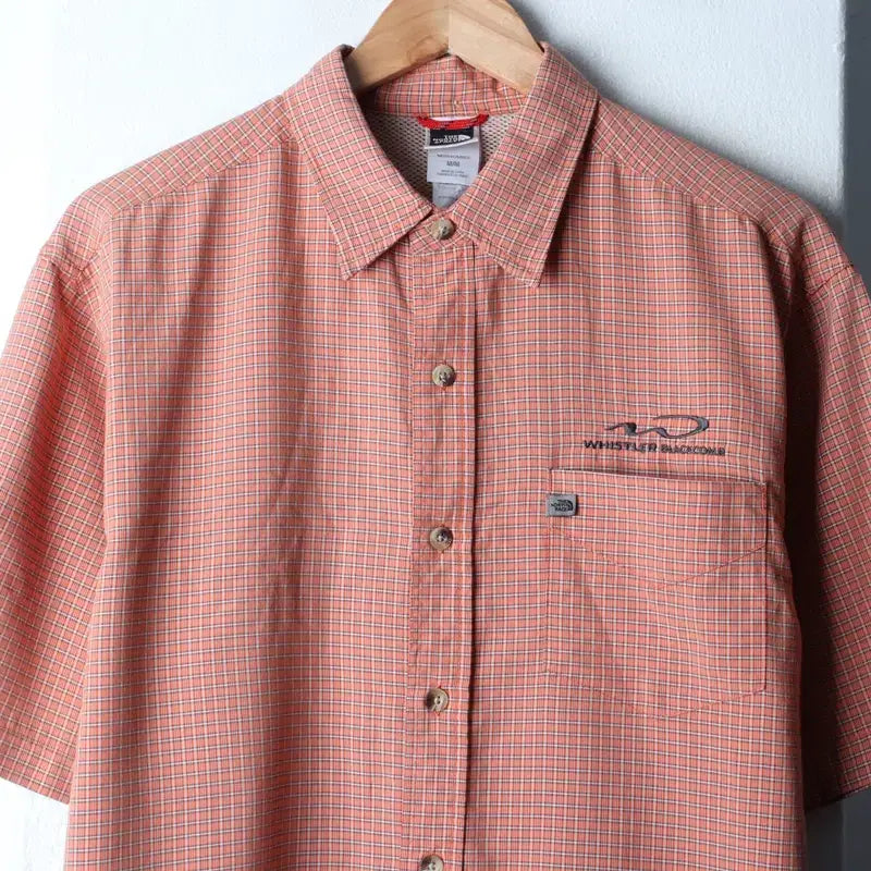 [BUNJANG] The North Face Polo Shirt / (M-L) 노스페이스 반팔 카라 티셔츠 셔츠 남방 수선 체크-183B7