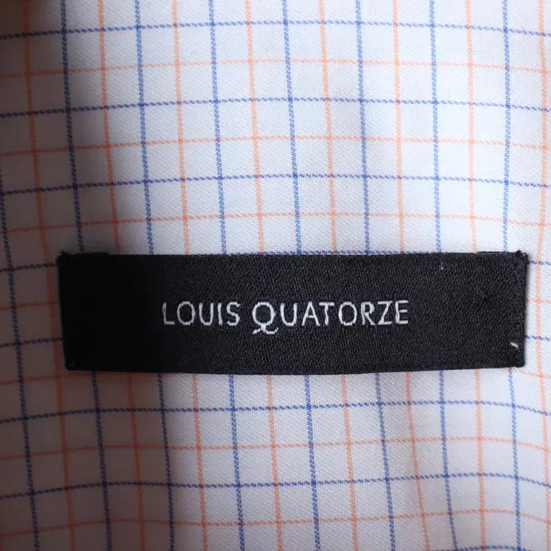 [BUNJANG] Louis Quatorze Checkered Short Sleeve Polo Shirt / (L-XL) 루이가또즈 반팔 카라 티셔츠 셔츠 남방 체크-183B8