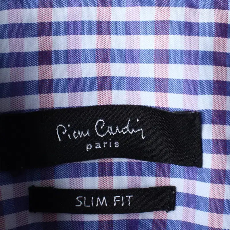 [BUNJANG] Pierre Cardin Checkered Short-Sleeve Polo Shirt / (L-XL) 피에르가르뎅 반팔 카라 티셔츠 셔츠 남방 체크-183BC
