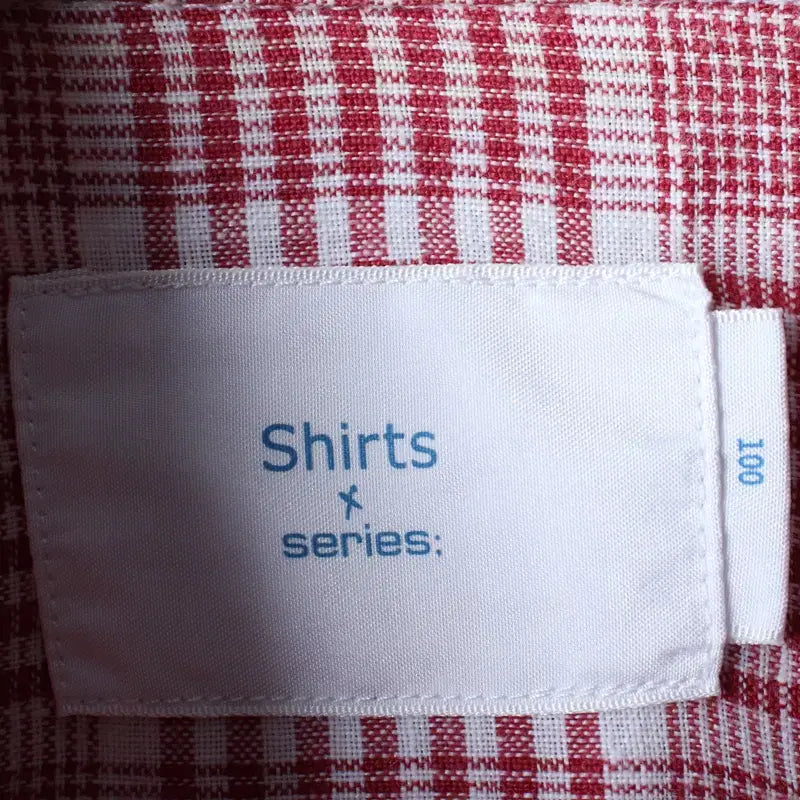 [BUNJANG] Unspecified Series Check Linen Shirt / (L-XL) 시리즈 반팔 카라 티셔츠 셔츠 남방 체크 린넨-183BD