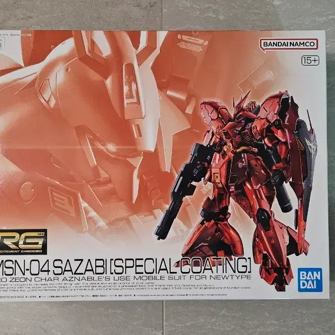 [BUNJANG] Bandai RG Sazabi Special Coating Gundam / 반다이 RG 사자비 스페셜코팅 건담