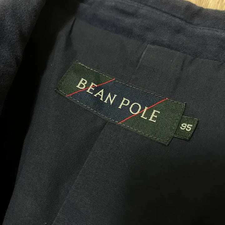 [BUNJANG] Beanpole Embroidered Logo Corduroy Blazer Jacket (Navy) M / 빈폴 자수 로고 코듀로이 블레이저 자켓 [네이비] M/95