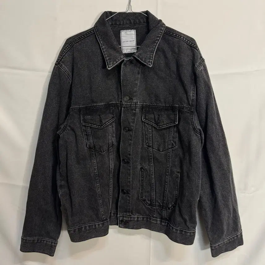 [BUNJANG] Instant Denim Black Denim Jacket / 인스턴트 데님 블랙 데님 자켓