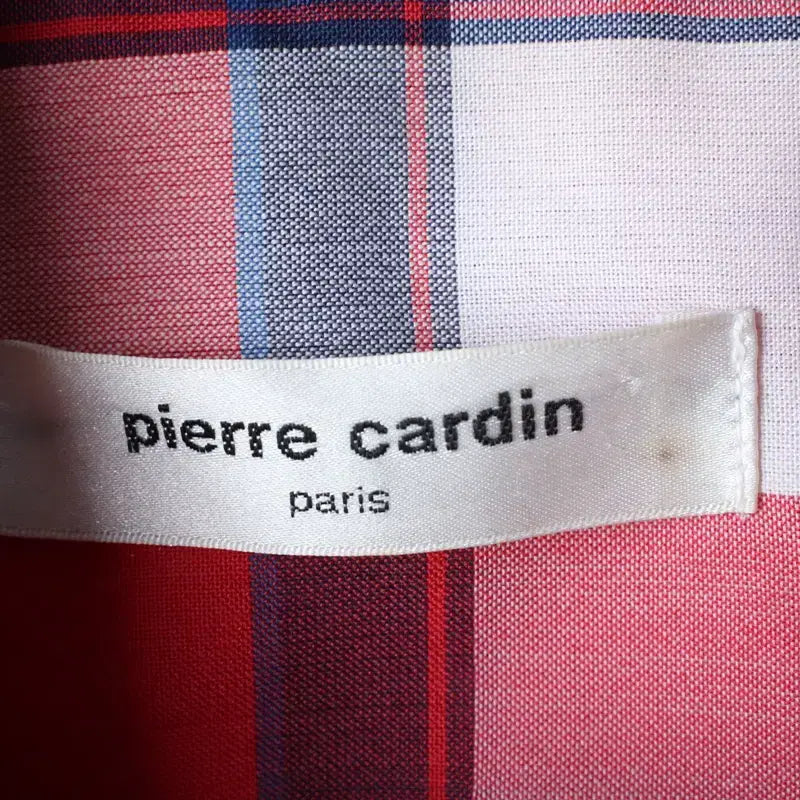 [BUNJANG] Pierre Cardin Checkered Short-Sleeve Polo Shirt / (L-XL) 피에르가르뎅 반팔 카라 티셔츠 셔츠 남방 체크-183C0