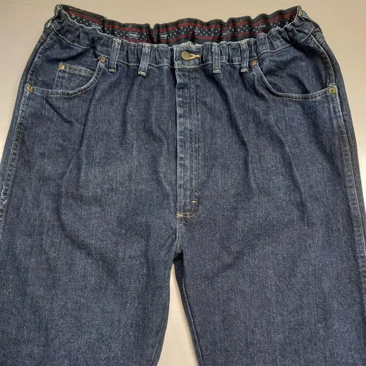 [BUNJANG] Wrangler Mexico Straight Fit Jeans / 42~Wrangler Mexico 밴딩 스판 일자진 진청 42-02