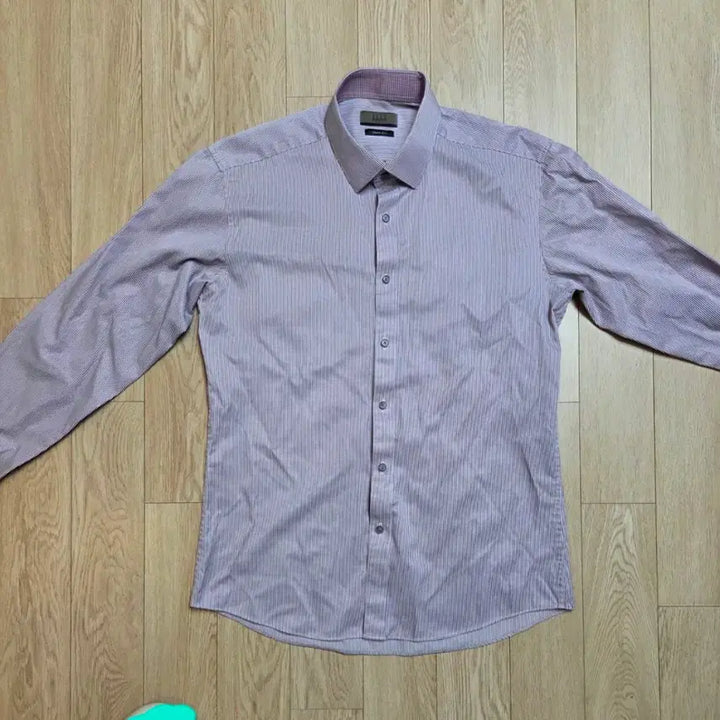 [BUNJANG] ELLE Long Sleeve Spring Summer Shirt / 미사용 엘르 ELLE 긴팔 봄여름 와이셔츠 100사이즈 (줄자사진 참고