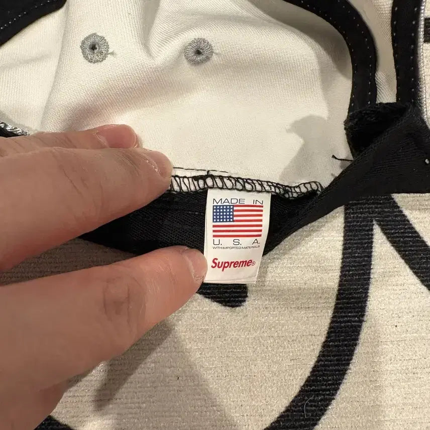 [BUNJANG] Supreme Washed Chino Twill Camp Cap / 슈프림 워시드 치노 트윌 캠프캡 실버 - 25SS