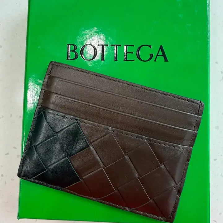 [BUNJANG] Bottega Veneta Card Wallet Brown/Black / 보테가베네타 카드지갑 브라운/블랙