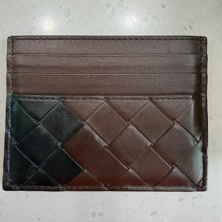 [BUNJANG] Bottega Veneta Card Wallet Brown/Black / 보테가베네타 카드지갑 브라운/블랙