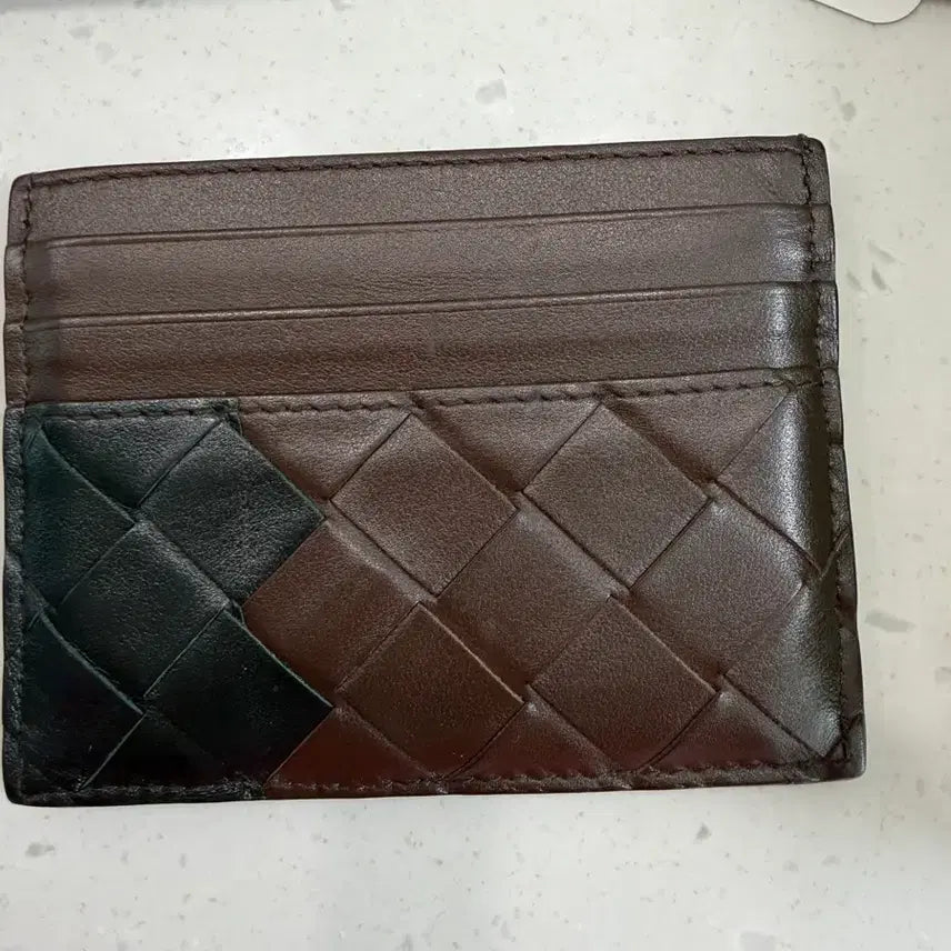 [BUNJANG] Bottega Veneta Card Wallet Brown/Black / 보테가베네타 카드지갑 브라운/블랙