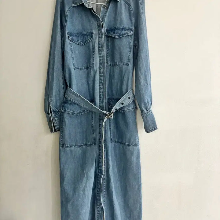 [SOLD OUT] H&amp;M 데님 롱 원피스