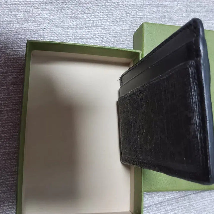 [BUNJANG] Gucci Kingsnake Card Wallet Black GG Supreme / 구찌 킹스네이크 카드지갑 블랙 GG 수프림