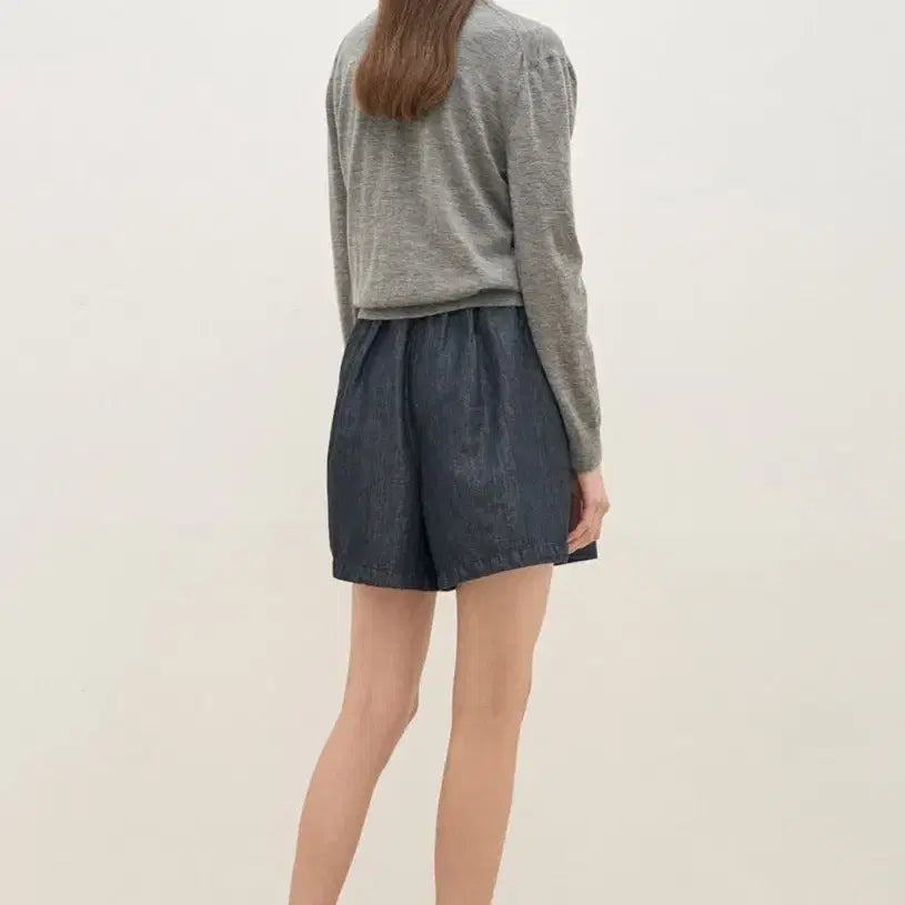 [SOLD OUT] 한섬 더캐시미어 린넨블렌드 밴딩 쇼츠