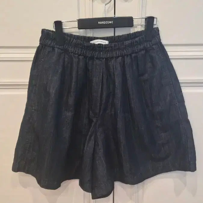 [SOLD OUT] 한섬 더캐시미어 린넨블렌드 밴딩 쇼츠