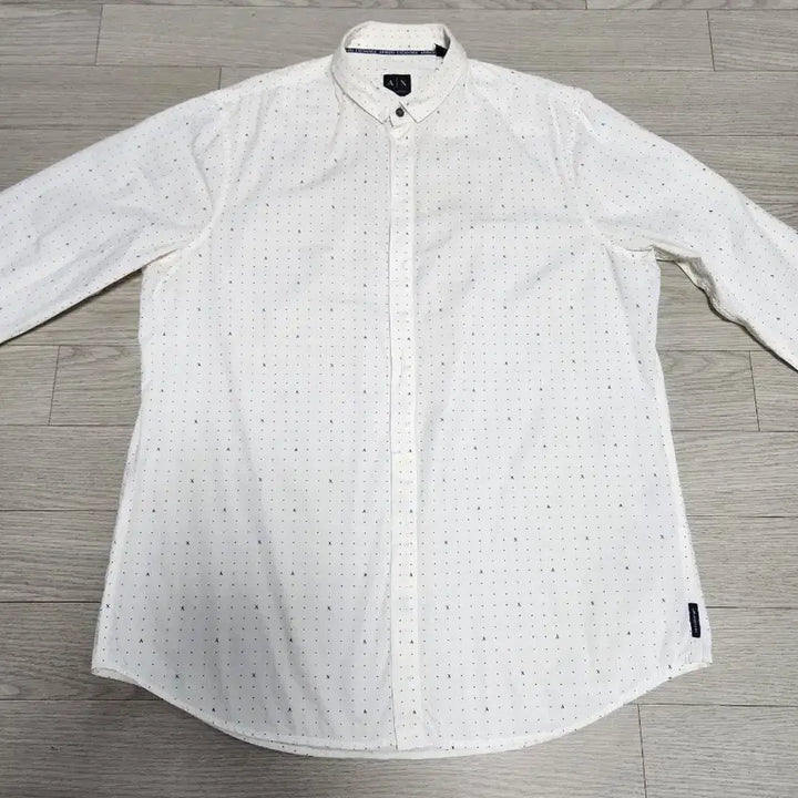 [SOLD OUT] (2XL)아르마니 익스체인지 로고 패턴 남성 셔츠
