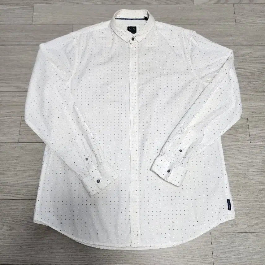 [SOLD OUT] (2XL)아르마니 익스체인지 로고 패턴 남성 셔츠