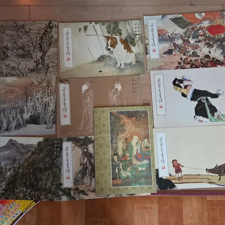 [BUNJANG] Chinese Painting Album Set (10 Volumes) / 중국화 화첩 세트 10권