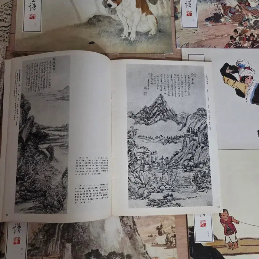 [BUNJANG] Chinese Painting Album Set (10 Volumes) / 중국화 화첩 세트 10권