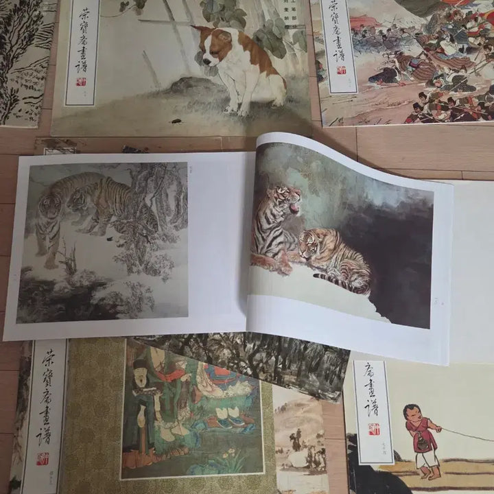 [BUNJANG] Chinese Painting Album Set (10 Volumes) / 중국화 화첩 세트 10권