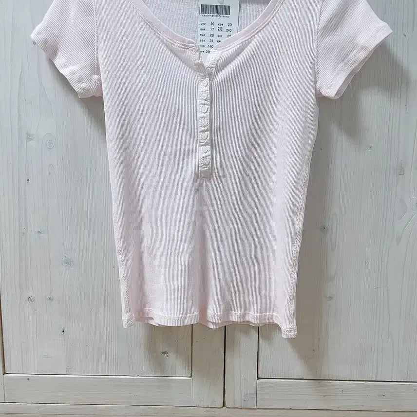 [SOLD OUT] 브랜디멜빌 페일핑크 젤리 반팔 티셔츠 새상품