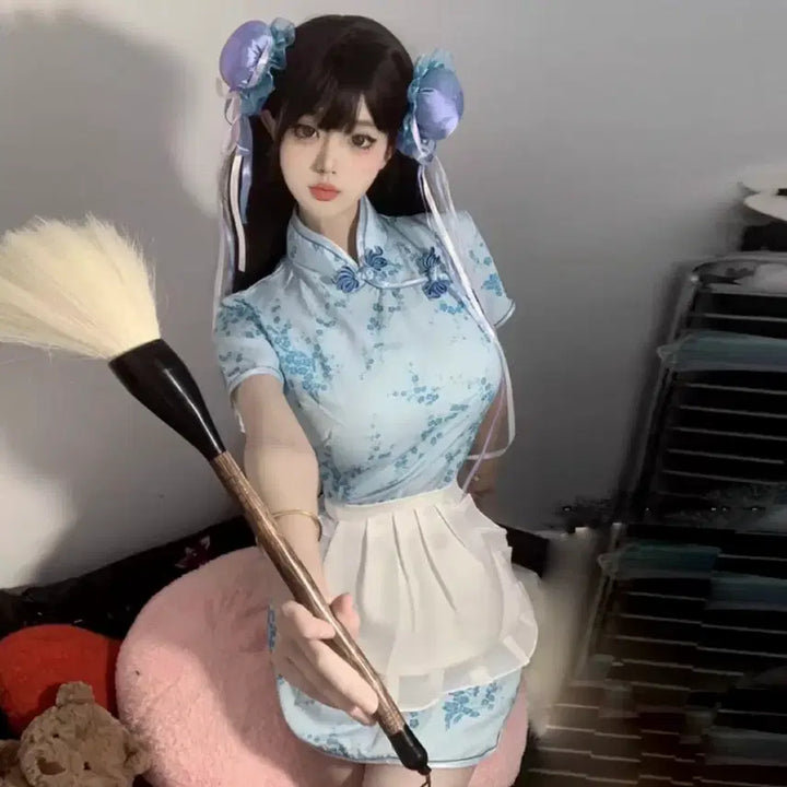 [BUNJANG] Chippao Dress Rental Set / 졸사 졸업사진 치파오 풀구성 대여 컨셉