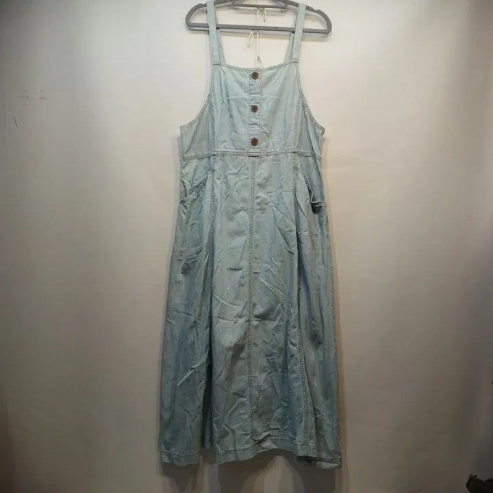 [SOLD OUT] 탑텐데님 멜빵 롱 원피스여름연청90~95사이즈   64221