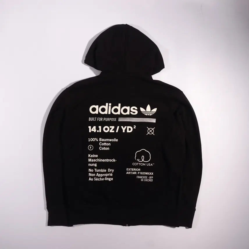 [SOLD OUT] 아디다스 로고 후드집업 B692