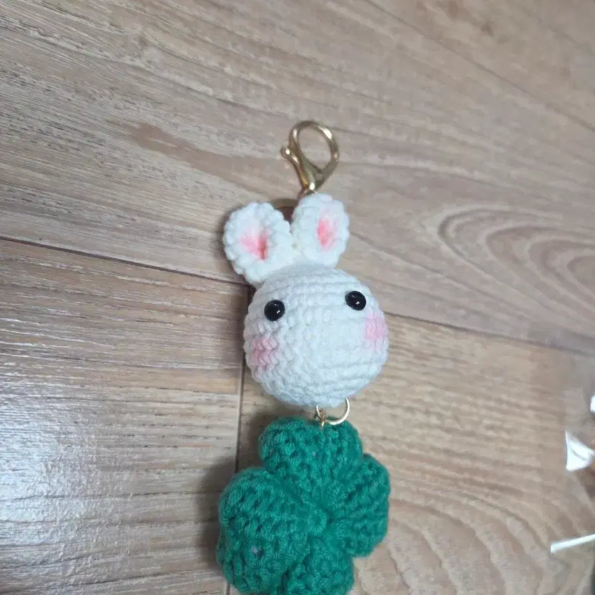 [BUNJANG] Handmade Crochet Rabbit Keyring / 토끼 뜨개키링