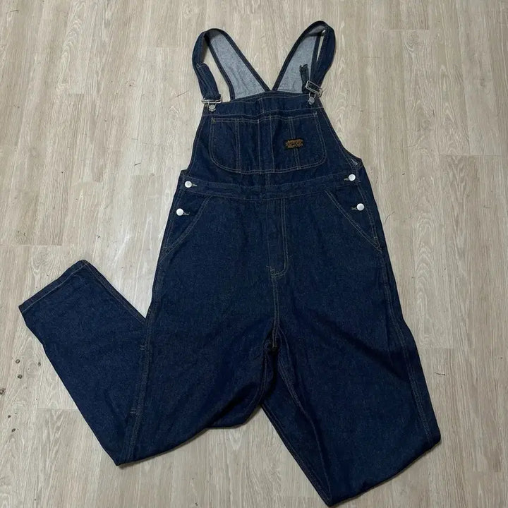 [BUNJANG] Small Bird Workwear Raw Denim Overall [Dark Blue] M / 스몰버드 워크웨어 오버롤 생지 데님 멜빵바지 [진청] M