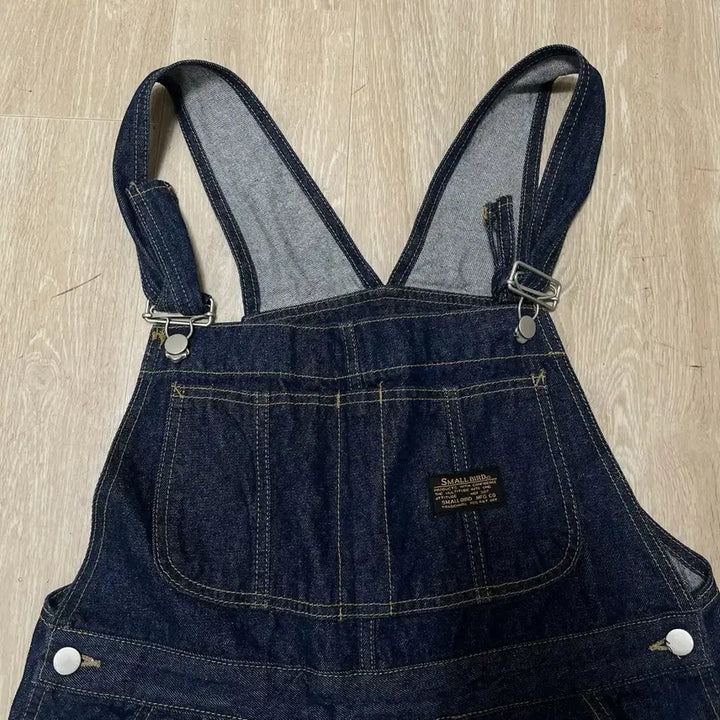 [BUNJANG] Small Bird Workwear Raw Denim Overall [Dark Blue] M / 스몰버드 워크웨어 오버롤 생지 데님 멜빵바지 [진청] M