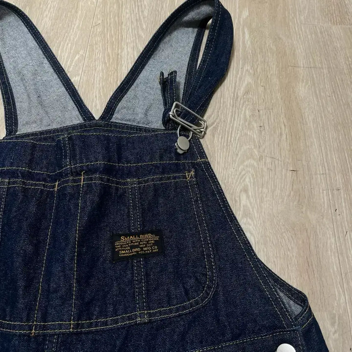 [BUNJANG] Small Bird Workwear Raw Denim Overall [Dark Blue] M / 스몰버드 워크웨어 오버롤 생지 데님 멜빵바지 [진청] M