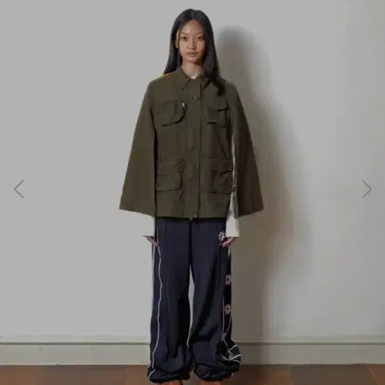 [BUNJANG] Roeeil Safari Cape Jacket - Khaki / 로에일 24 사파리 케이프 자켓 카키