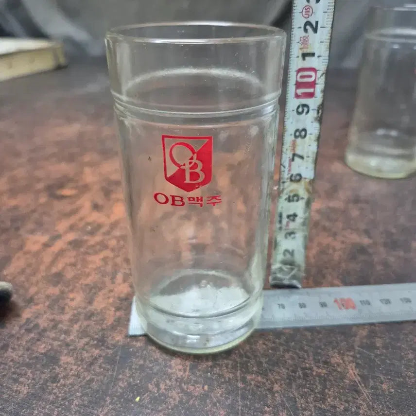 [SOLD OUT] 1980년 OB맥주 빈티지 맥주컵 유리컵 4개