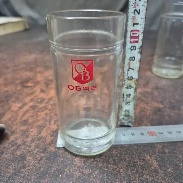 [SOLD OUT] 1980년 OB맥주 빈티지 맥주컵 유리컵 4개