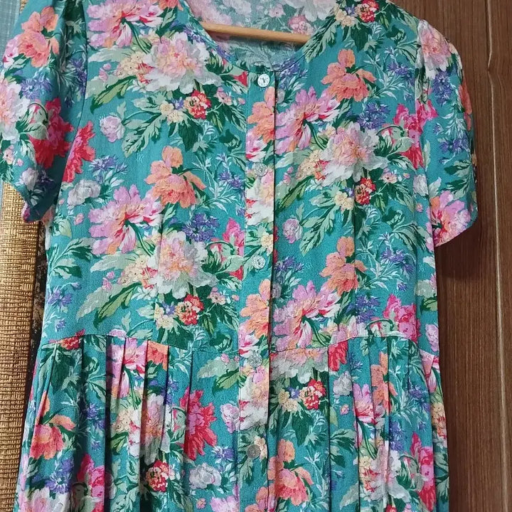 [BUNJANG] Punggi Rayon 100% Floral Dress / 풍기인견 100 플라워  원피스