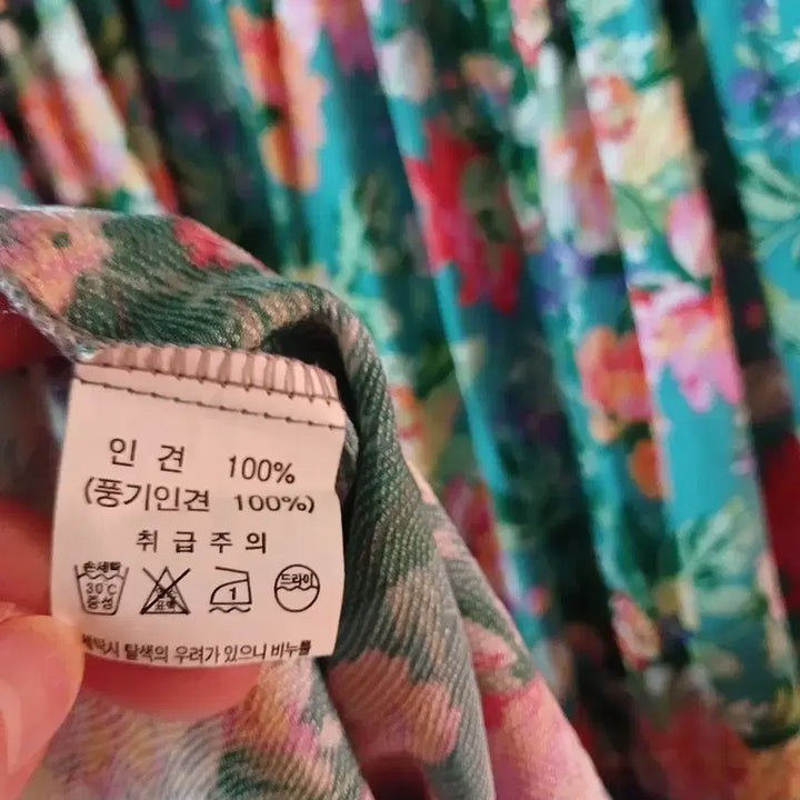 [BUNJANG] Punggi Rayon 100% Floral Dress / 풍기인견 100 플라워  원피스