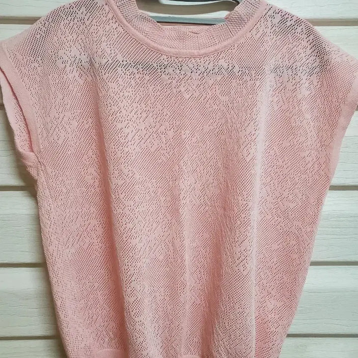 [BUNJANG] Unbranded Knit Sleeveless and T-shirt Bundle Set / 니트반팔  나시 2장일괄   비움