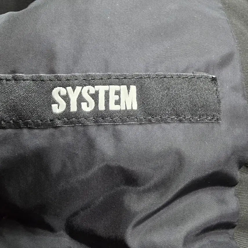 [BUNJANG] SYSTEM Black Goose Down Padded Jacket / SYSTEM 시스템 블랙 구스다운 패딩 (1951)